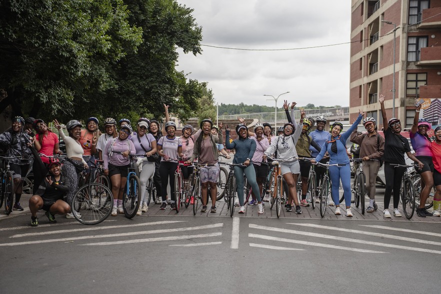 “Girls on Bikes” make cycling joyful and safe in Johannesburg